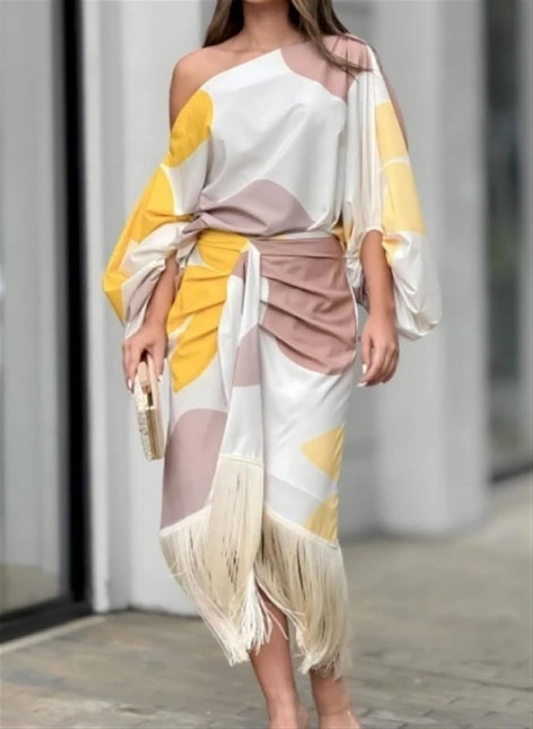 HANNAH™ | ELEGANTE JURK MET PRINT