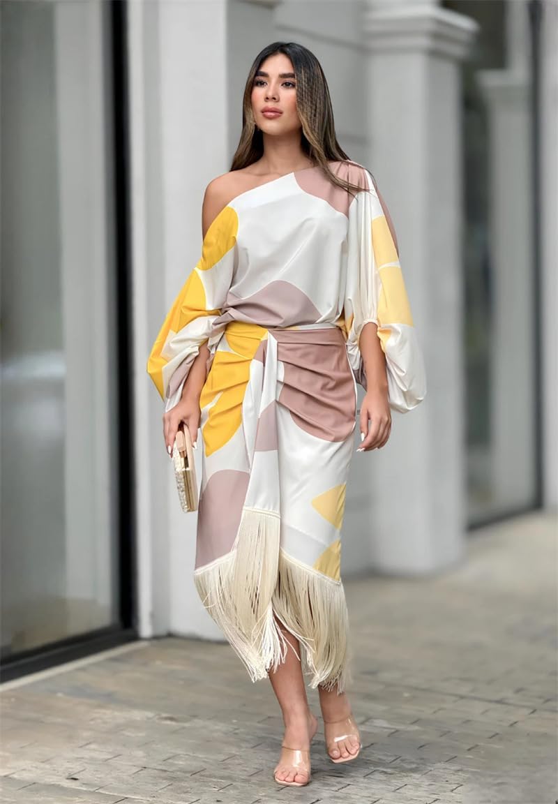 HANNAH™ | ELEGANTE JURK MET PRINT