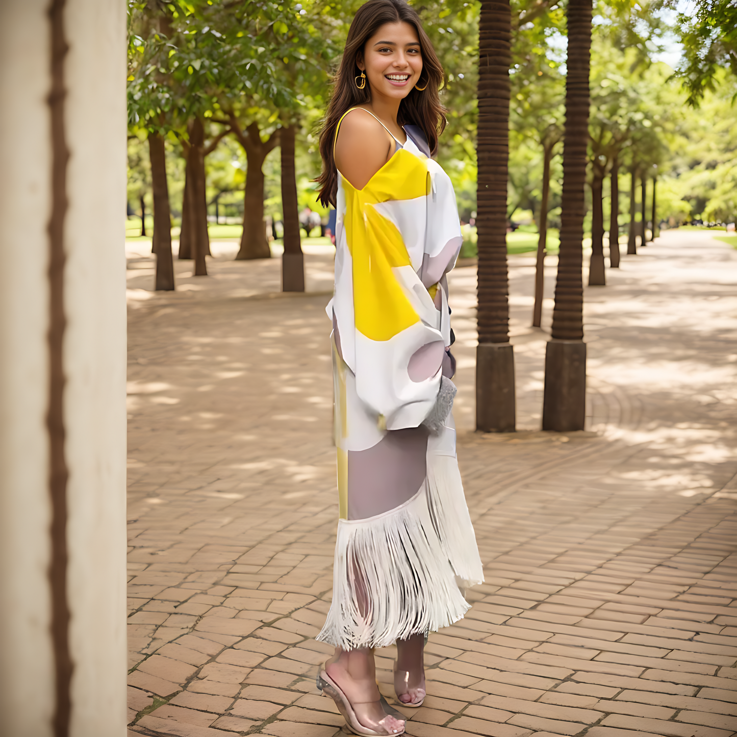 HANNAH™ | ELEGANTE JURK MET PRINT